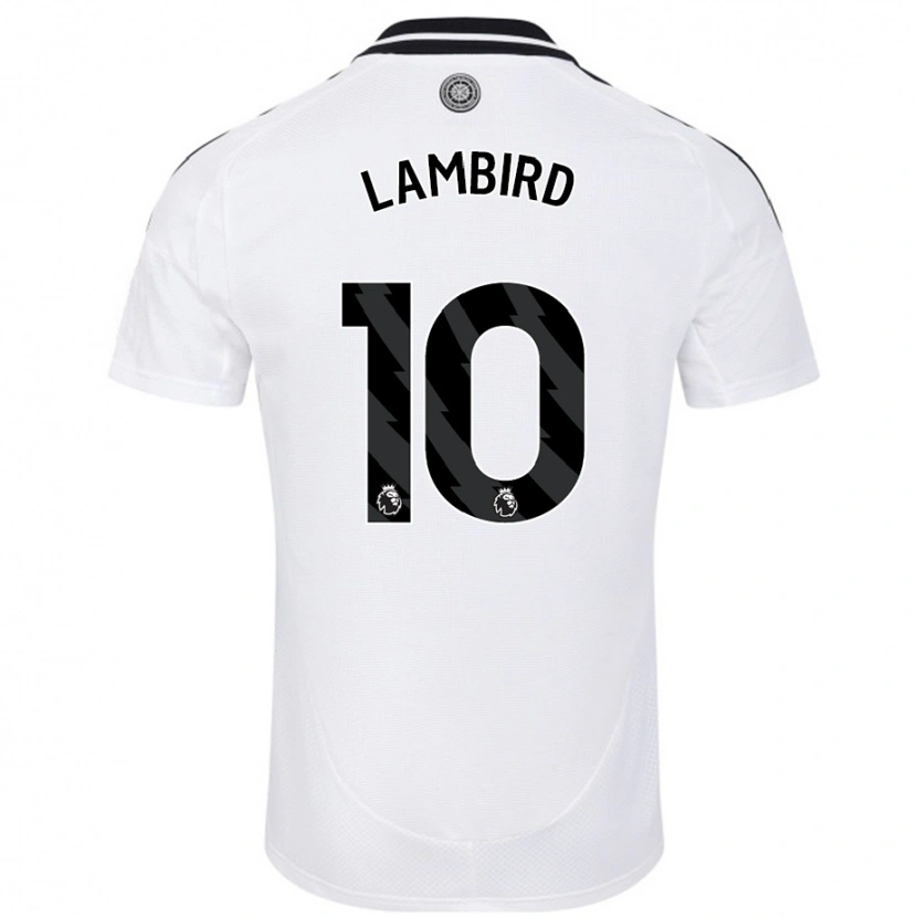 DanxenメンズLilly Lambird#10白ホームシャツ2024/25ジャージーユニフォーム