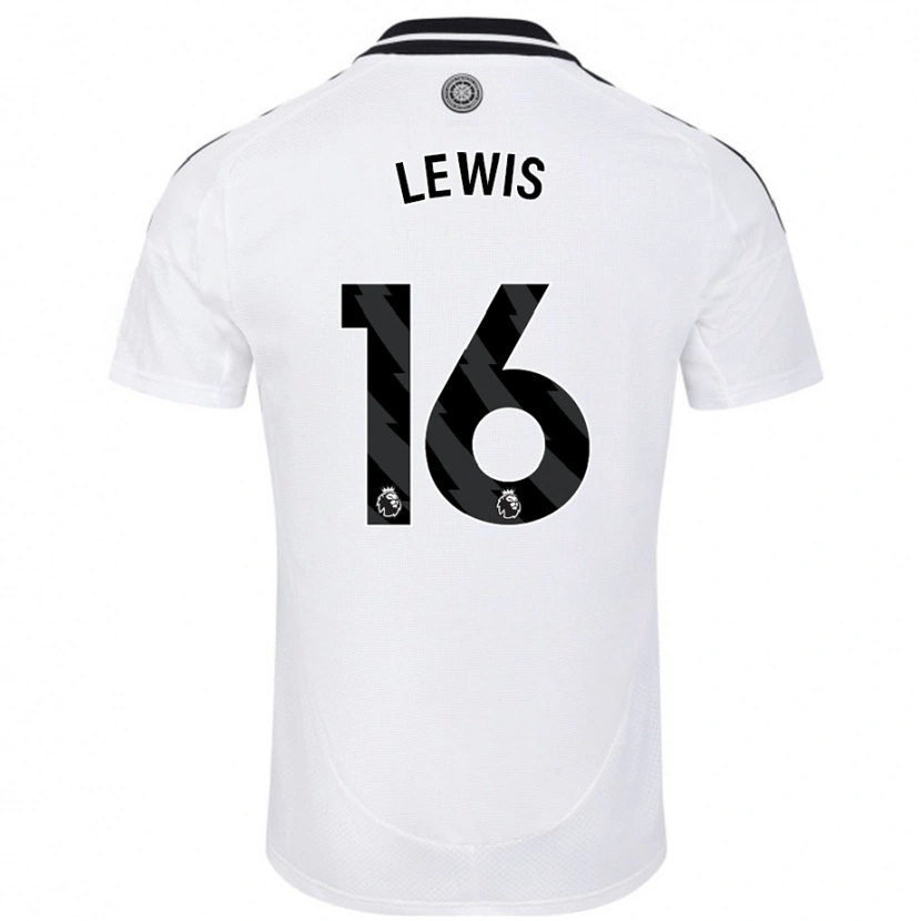 DanxenメンズMilla Lewis#16白ホームシャツ2024/25ジャージーユニフォーム