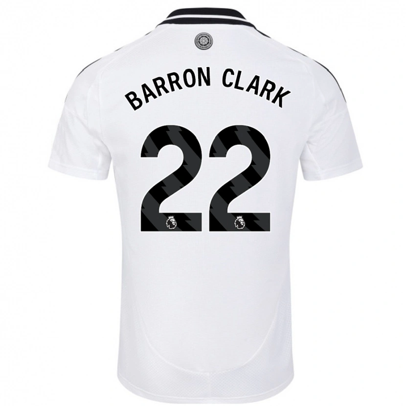 DanxenメンズBetty Barron-Clark#22白ホームシャツ2024/25ジャージーユニフォーム