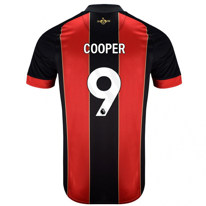 DanxenメンズLucy Cooper#9赤黒ホームシャツ2024/25ジャージーユニフォーム