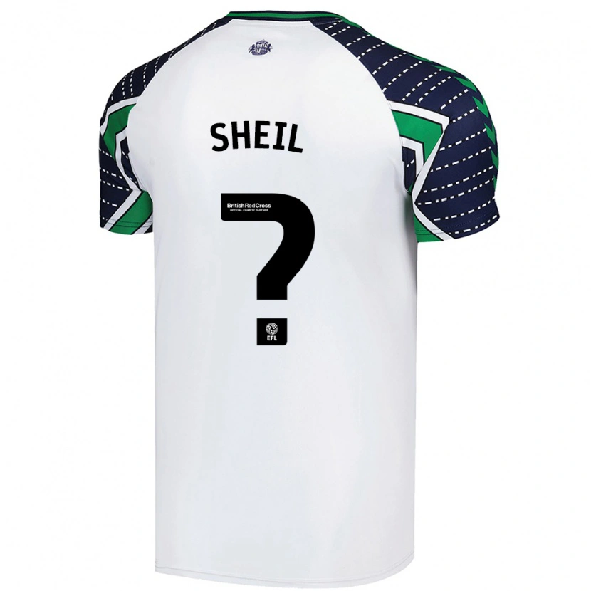 DanxenメンズTom Sheil#0白アウェイシャツ2024/25ジャージーユニフォーム