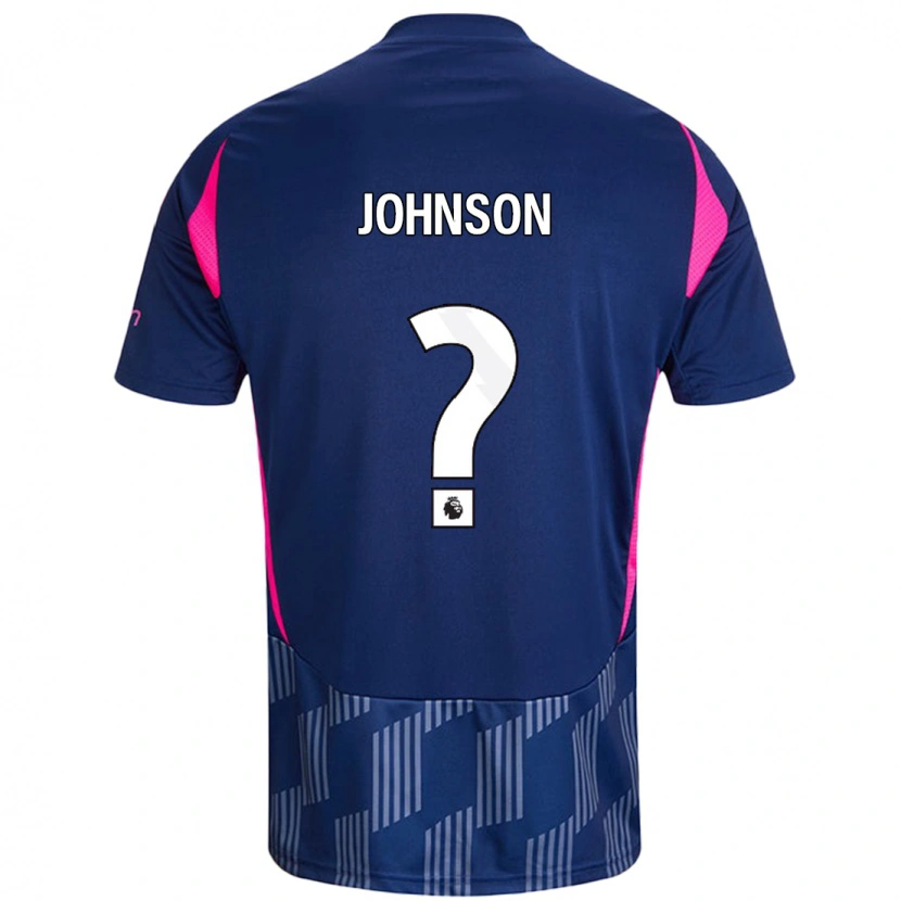 DanxenメンズMelissa Johnson#0ロイヤルブルーピンクアウェイシャツ2024/25ジャージーユニフォーム