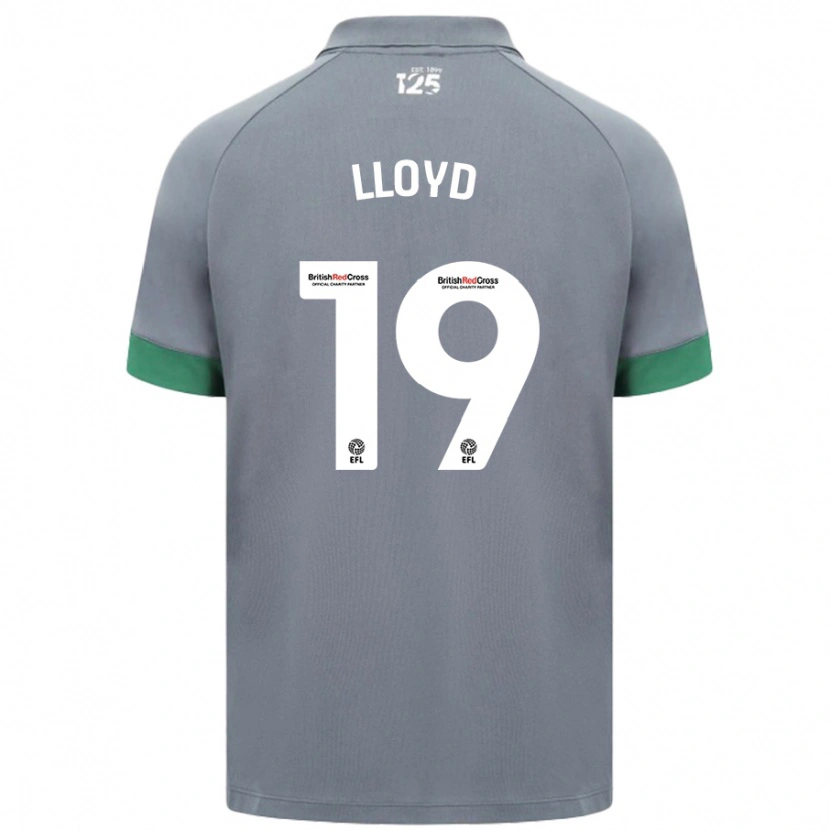 DanxenメンズMadison Lloyd#19ダークグレーアウェイシャツ2024/25ジャージーユニフォーム