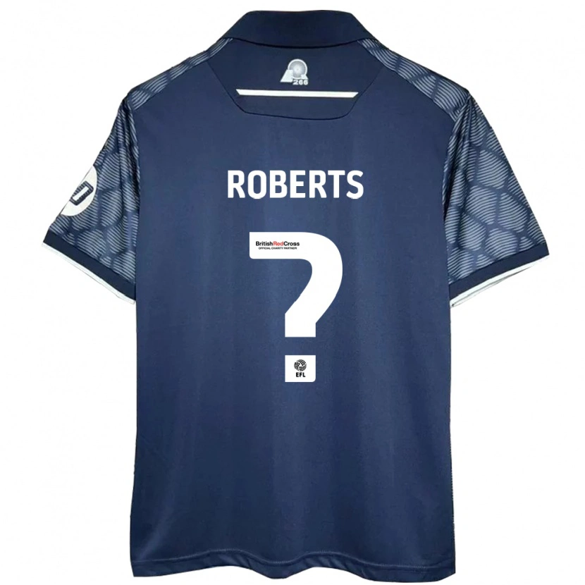 DanxenメンズHari Roberts#0黒アウェイシャツ2024/25ジャージーユニフォーム