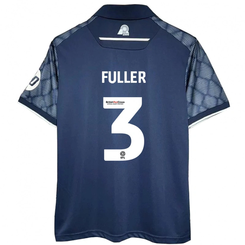 DanxenメンズOlivia Fuller#3黒アウェイシャツ2024/25ジャージーユニフォーム