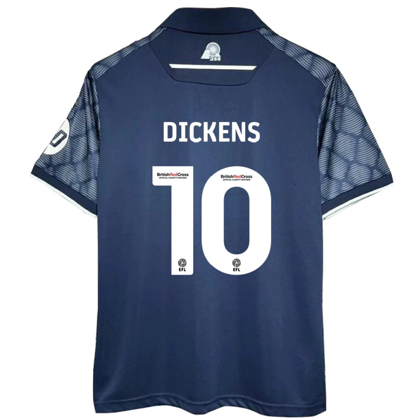 DanxenメンズTj Dickens#10黒アウェイシャツ2024/25ジャージーユニフォーム