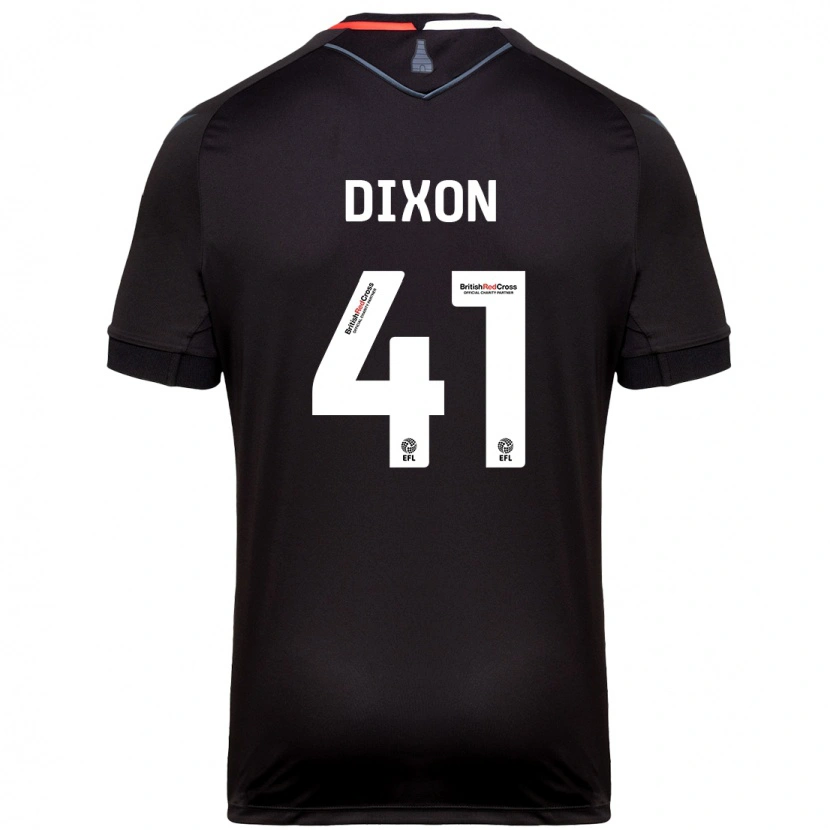 Danxenメンズジェイデン・ディクソン#41黒アウェイシャツ2024/25ジャージーユニフォーム