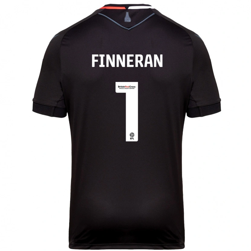 Danxenメンズエリー・フィネラン#1黒アウェイシャツ2024/25ジャージーユニフォーム