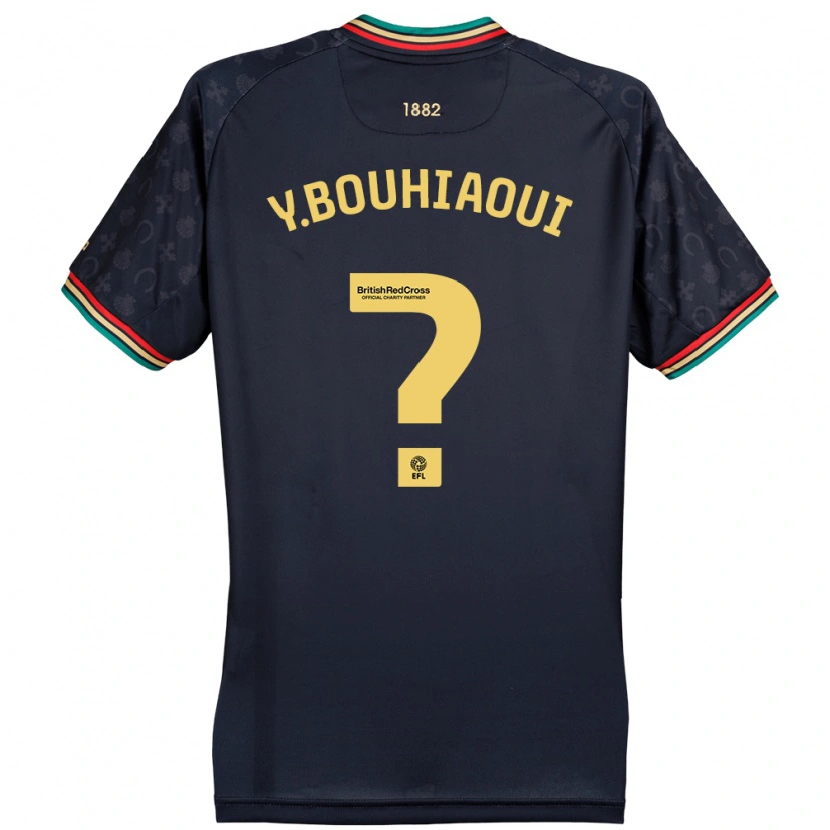 DanxenメンズYoussef Bouhiaoui#0ダークネイビーブルーアウェイシャツ2024/25ジャージーユニフォーム