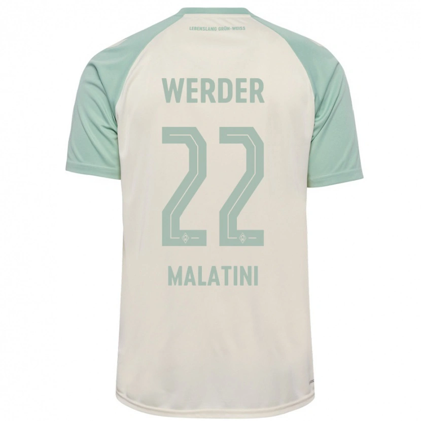 DanxenメンズJulián Malatini#22オフホワイト ライトグリーンアウェイシャツ2024/25ジャージーユニフォーム