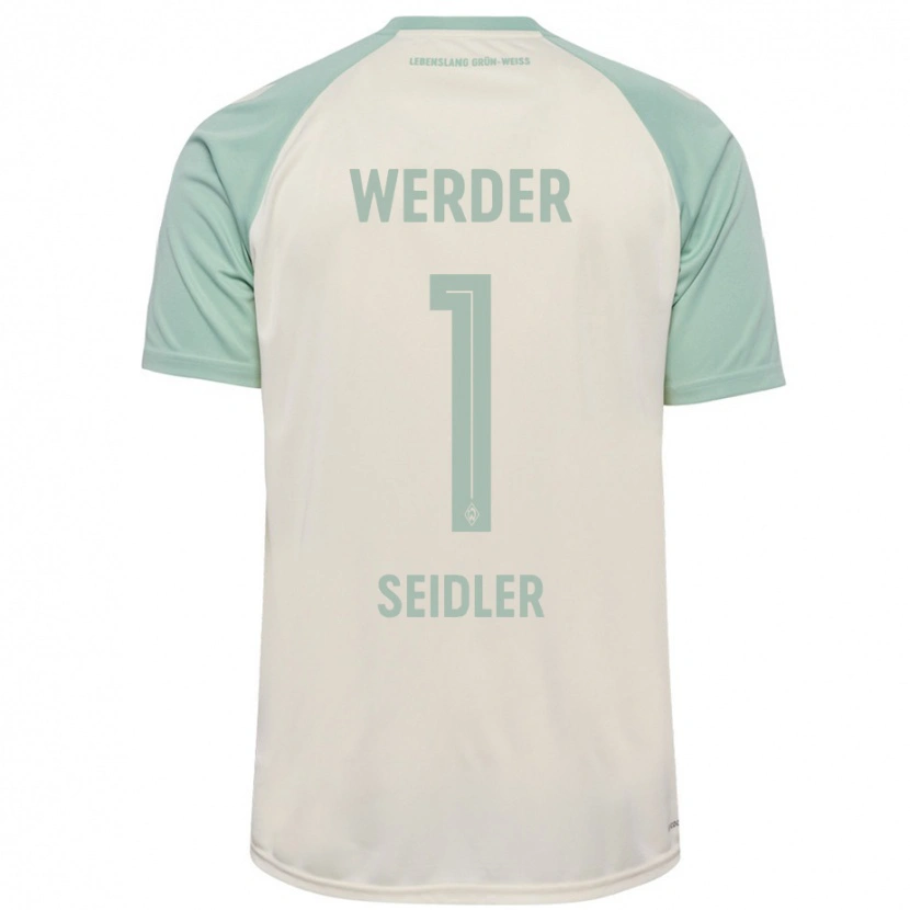 DanxenメンズCalvin Seidler#1オフホワイト ライトグリーンアウェイシャツ2024/25ジャージーユニフォーム
