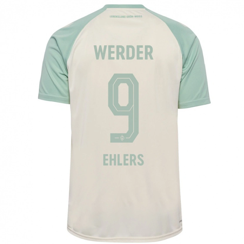 DanxenメンズJannic Ehlers#9オフホワイト ライトグリーンアウェイシャツ2024/25ジャージーユニフォーム