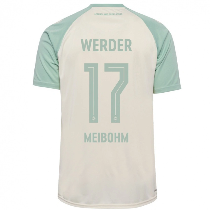 DanxenメンズJoel Meibohm#17オフホワイト ライトグリーンアウェイシャツ2024/25ジャージーユニフォーム
