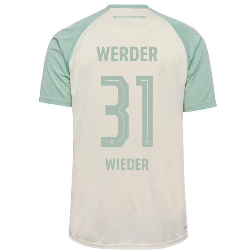 DanxenメンズVerena Wieder#31オフホワイト ライトグリーンアウェイシャツ2024/25ジャージーユニフォーム