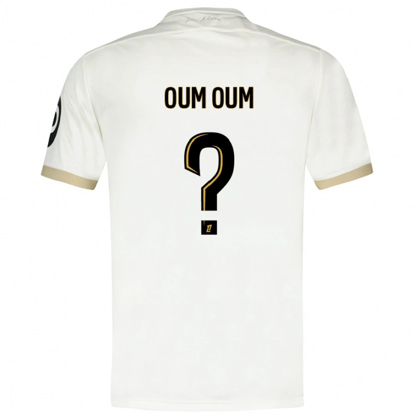 DanxenメンズDorian Oum Oum#0ホワイトゴールドアウェイシャツ2024/25ジャージーユニフォーム