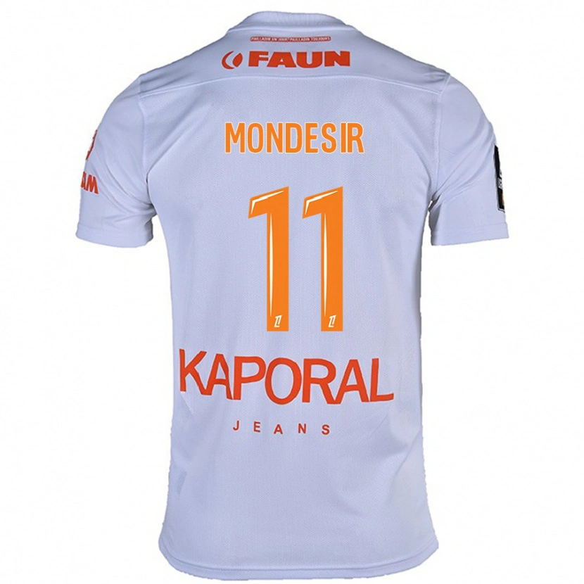 DanxenメンズNérilia Mondésir#11白アウェイシャツ2024/25ジャージーユニフォーム