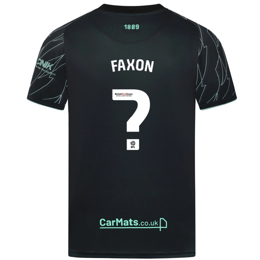 Danxenメンズルーク・ファクソン#0黒緑アウェイシャツ2024/25ジャージーユニフォーム