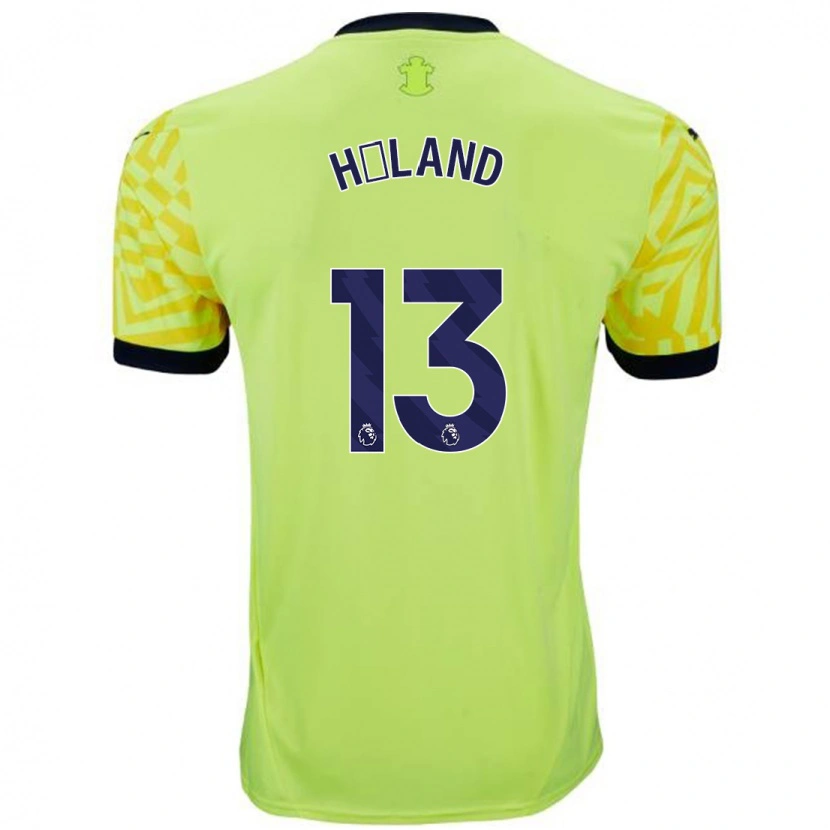 DanxenメンズBenedicte Håland#13黄アウェイシャツ2024/25ジャージーユニフォーム