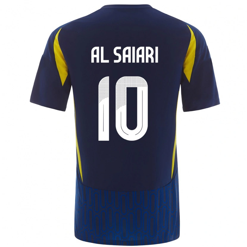 DanxenメンズMubarkh Al-Saiari#10青 黄アウェイシャツ2024/25ジャージーユニフォーム