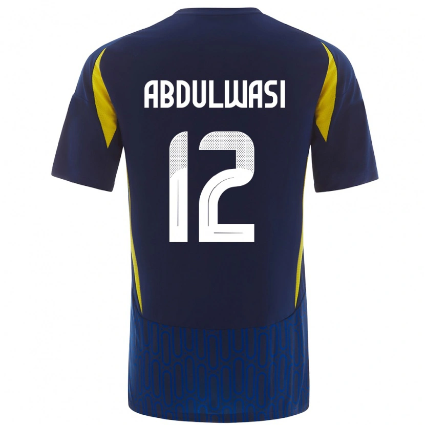 DanxenメンズDalal Abdulwasi#12青 黄アウェイシャツ2024/25ジャージーユニフォーム