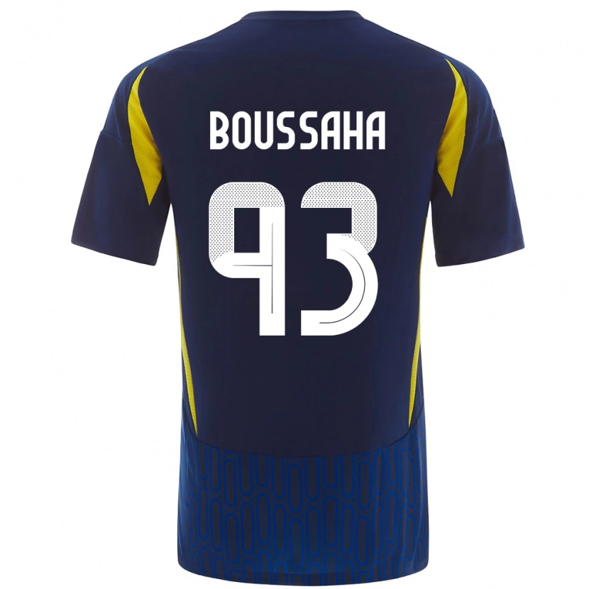 DanxenメンズLina Boussaha#93青 黄アウェイシャツ2024/25ジャージーユニフォーム