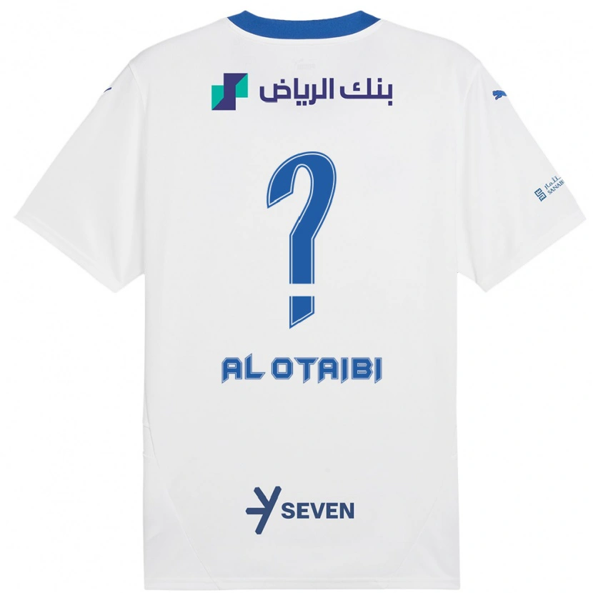 DanxenメンズMajd Al-Otaibi#0ホワイト ブルーアウェイシャツ2024/25ジャージーユニフォーム