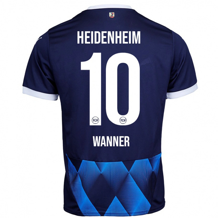 Danxenメンズパウル・ヴァナー#10ダークネイビーブルーアウェイシャツ2024/25ジャージーユニフォーム