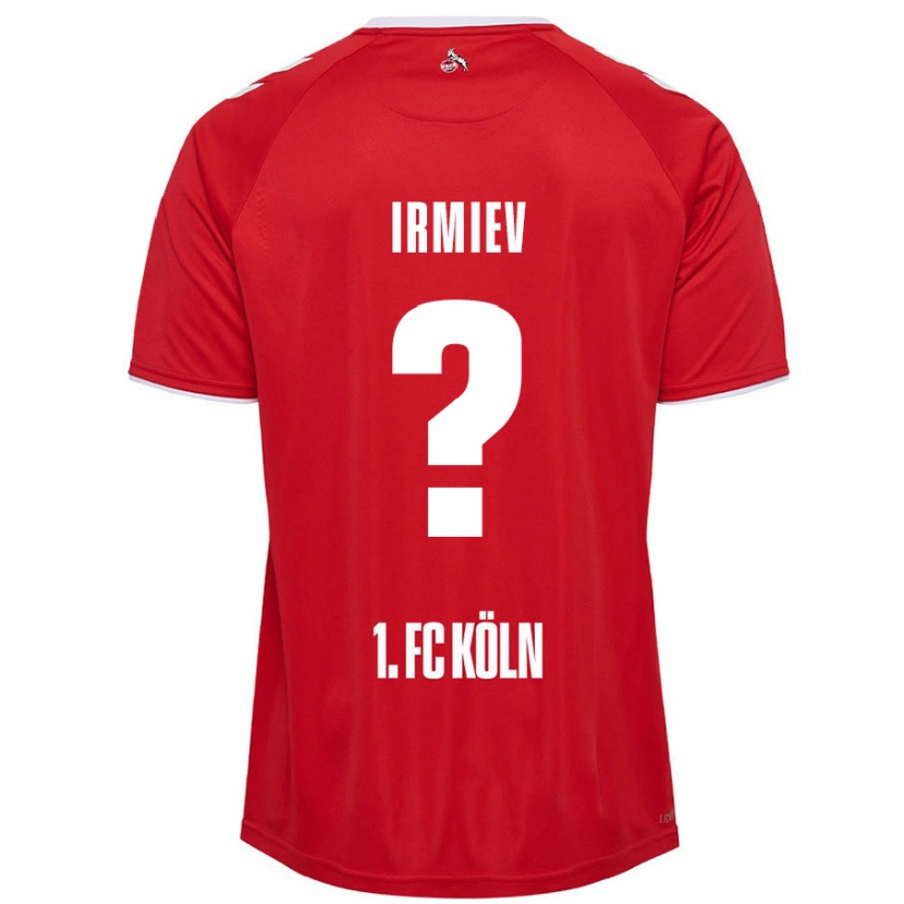 DanxenメンズKristiyan Irmiev#0赤 白アウェイシャツ2024/25ジャージーユニフォーム