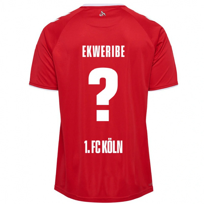DanxenメンズKevin Ekweribe#0赤 白アウェイシャツ2024/25ジャージーユニフォーム