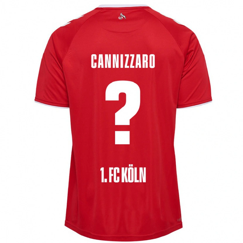 DanxenメンズSimone Cannizzaro#0赤 白アウェイシャツ2024/25ジャージーユニフォーム
