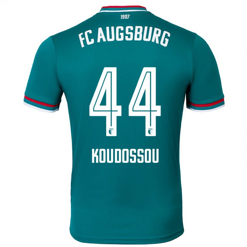 DanxenメンズHenri Koudossou#44ダークグリーンアウェイシャツ2024/25ジャージーユニフォーム