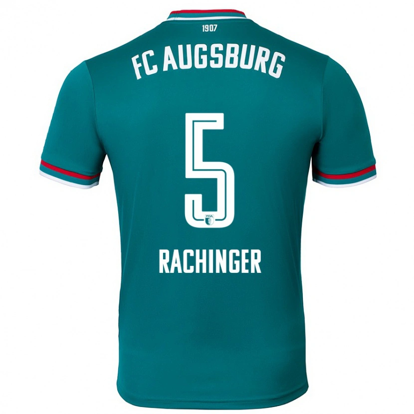 DanxenメンズLorenz Rachinger#5ダークグリーンアウェイシャツ2024/25ジャージーユニフォーム