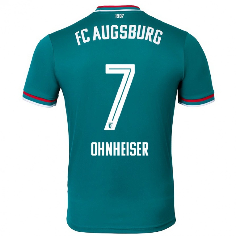 DanxenメンズNico Ohnheiser#7ダークグリーンアウェイシャツ2024/25ジャージーユニフォーム