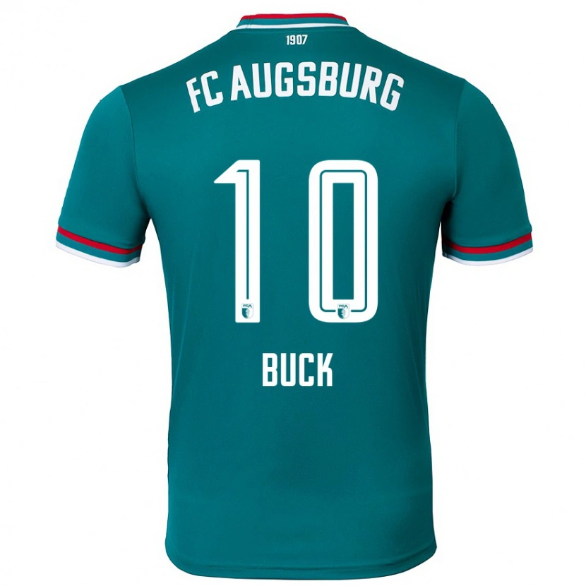 DanxenメンズDustin Buck#10ダークグリーンアウェイシャツ2024/25ジャージーユニフォーム