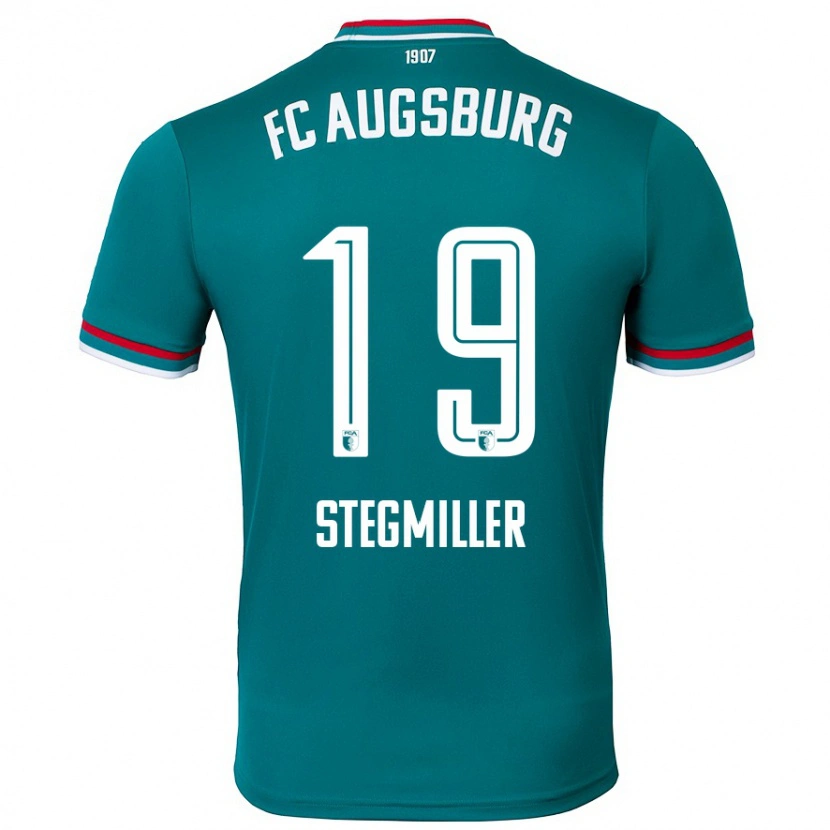 DanxenメンズLouis Stegmiller#19ダークグリーンアウェイシャツ2024/25ジャージーユニフォーム