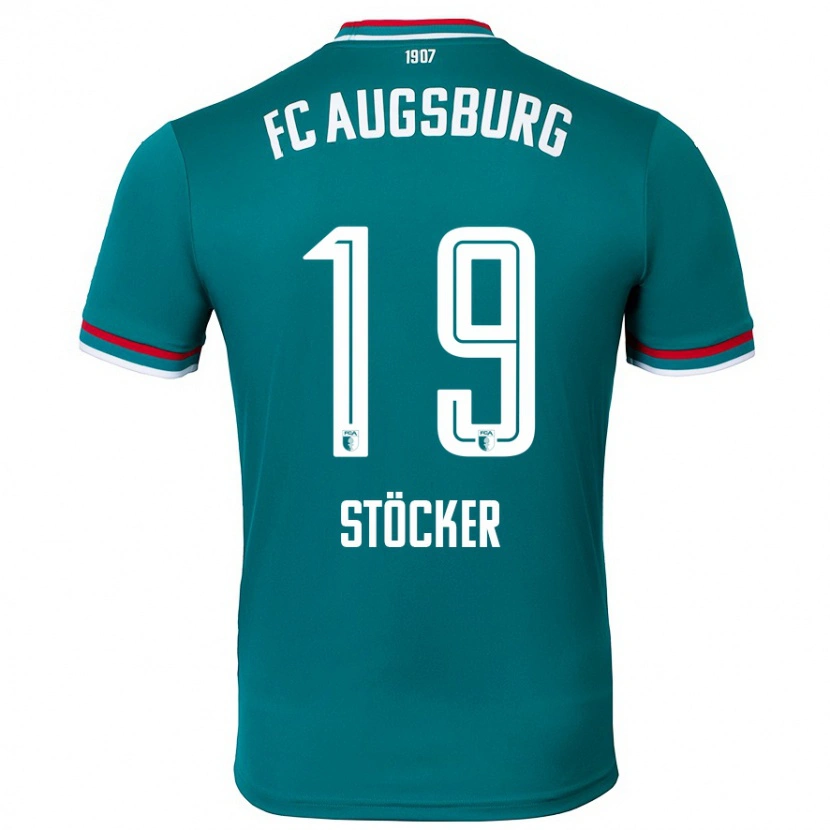 DanxenメンズLouis Stöcker#19ダークグリーンアウェイシャツ2024/25ジャージーユニフォーム