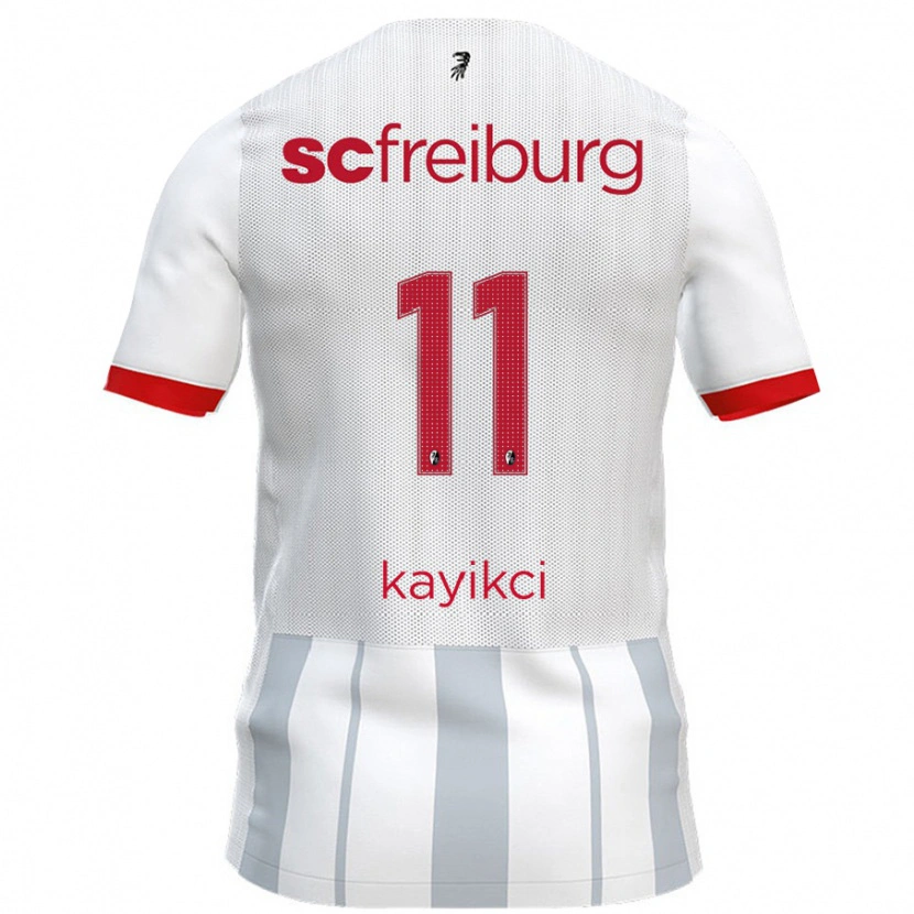 DanxenメンズHasret Kayikçi#11白 グレーアウェイシャツ2024/25ジャージーユニフォーム