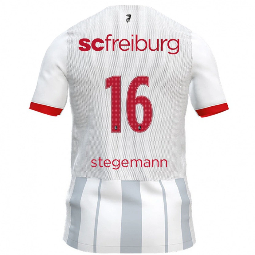 DanxenメンズGreta Stegemann#16白 グレーアウェイシャツ2024/25ジャージーユニフォーム