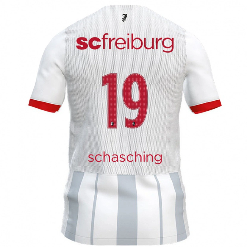 DanxenメンズAnnabel Schasching#19白 グレーアウェイシャツ2024/25ジャージーユニフォーム