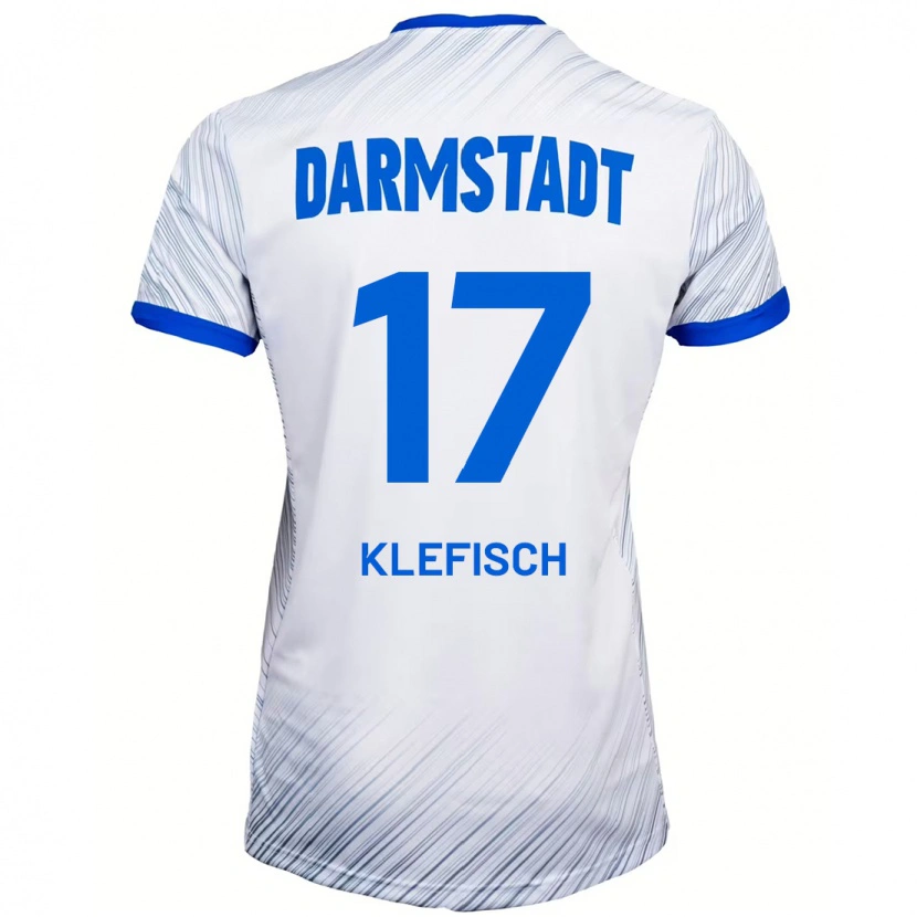 Danxenメンズカイ・ケルフィシュ#17ホワイト ブルーアウェイシャツ2024/25ジャージーユニフォーム