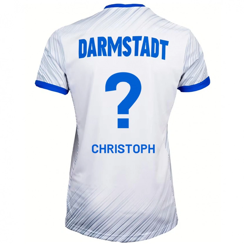 DanxenメンズPhilipp Christoph#0ホワイト ブルーアウェイシャツ2024/25ジャージーユニフォーム