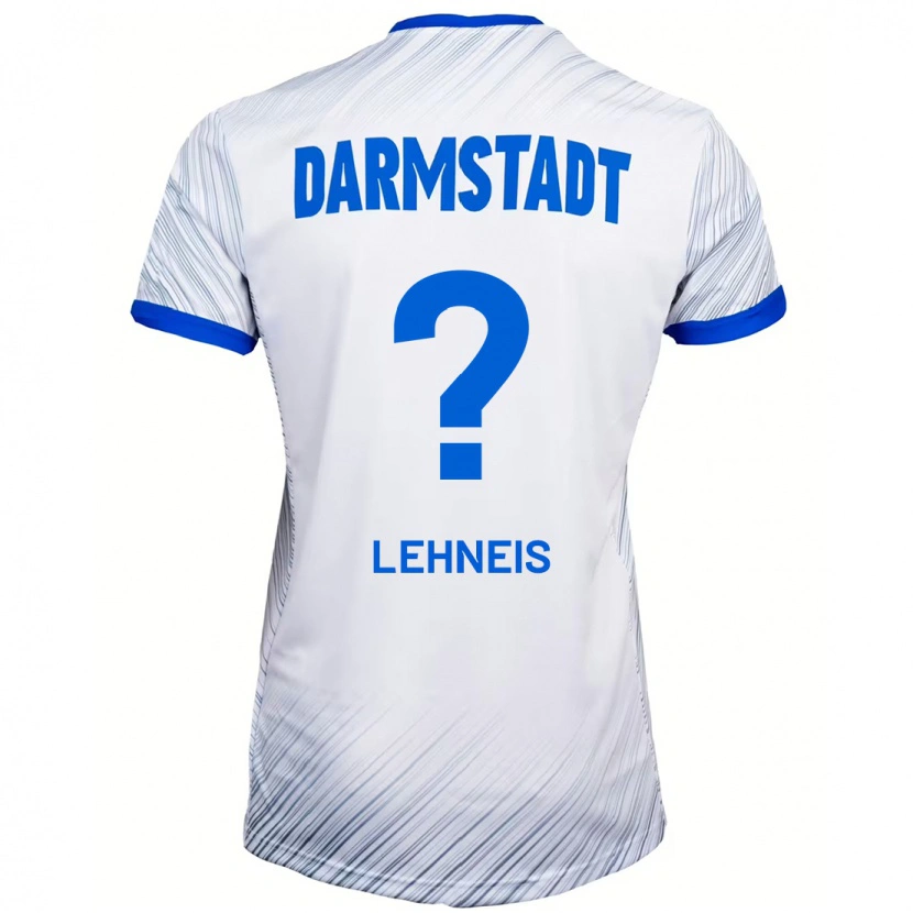DanxenメンズDaniel Lehneis#0ホワイト ブルーアウェイシャツ2024/25ジャージーユニフォーム