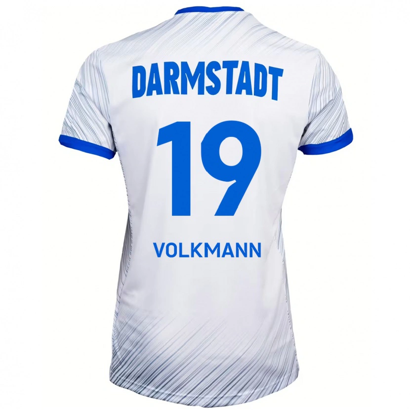 DanxenメンズJaphet Volkmann#19ホワイト ブルーアウェイシャツ2024/25ジャージーユニフォーム