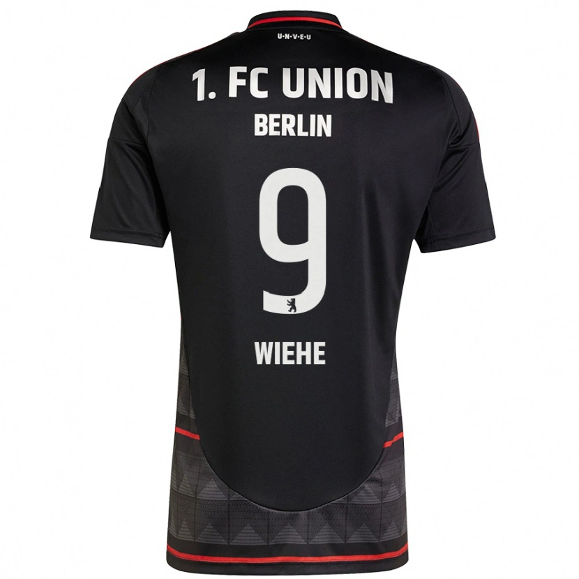 DanxenメンズJakob Wiehe#9黒アウェイシャツ2024/25ジャージーユニフォーム