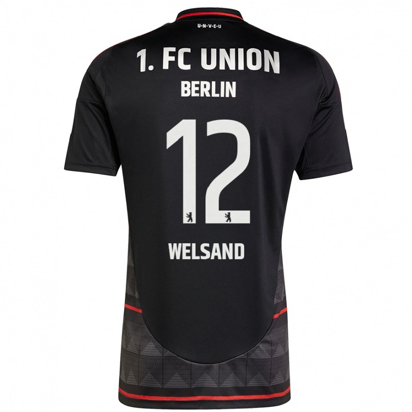 DanxenメンズOskar Welsand#12黒アウェイシャツ2024/25ジャージーユニフォーム