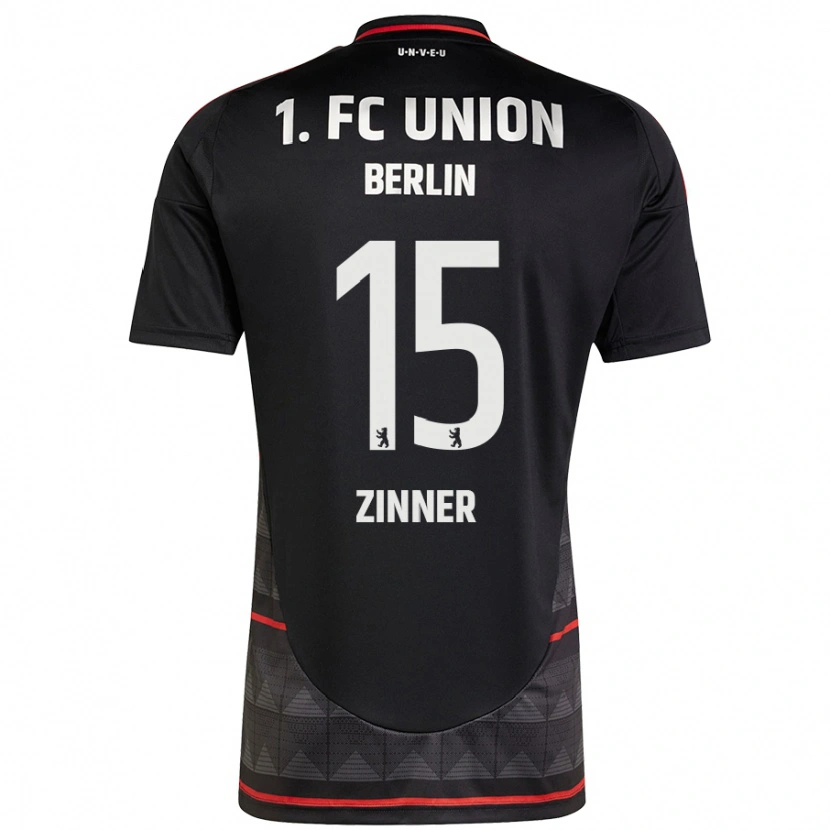 Danxenメンズシルヴィオ・ツィナー#15黒アウェイシャツ2024/25ジャージーユニフォーム