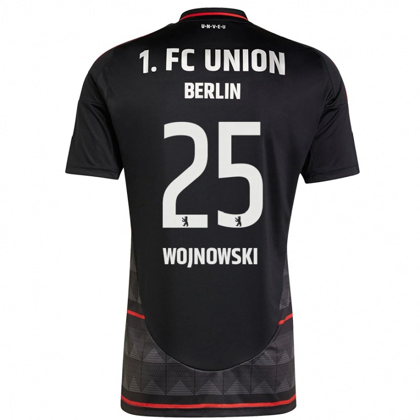 DanxenメンズWiktorian Wojnowski#25黒アウェイシャツ2024/25ジャージーユニフォーム