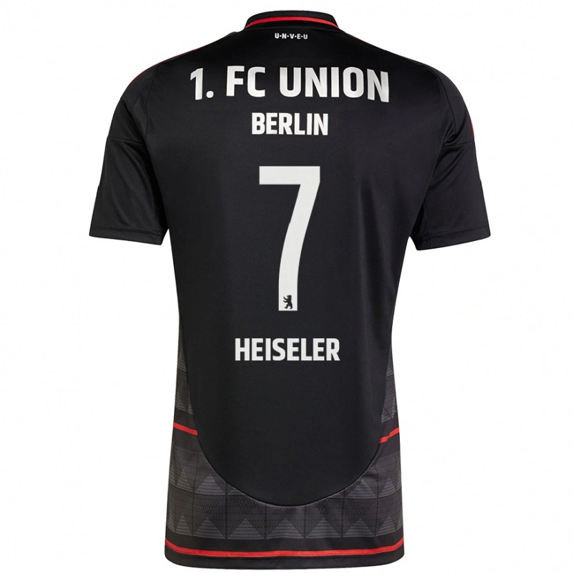 DanxenメンズLisa Heiseler#7黒アウェイシャツ2024/25ジャージーユニフォーム