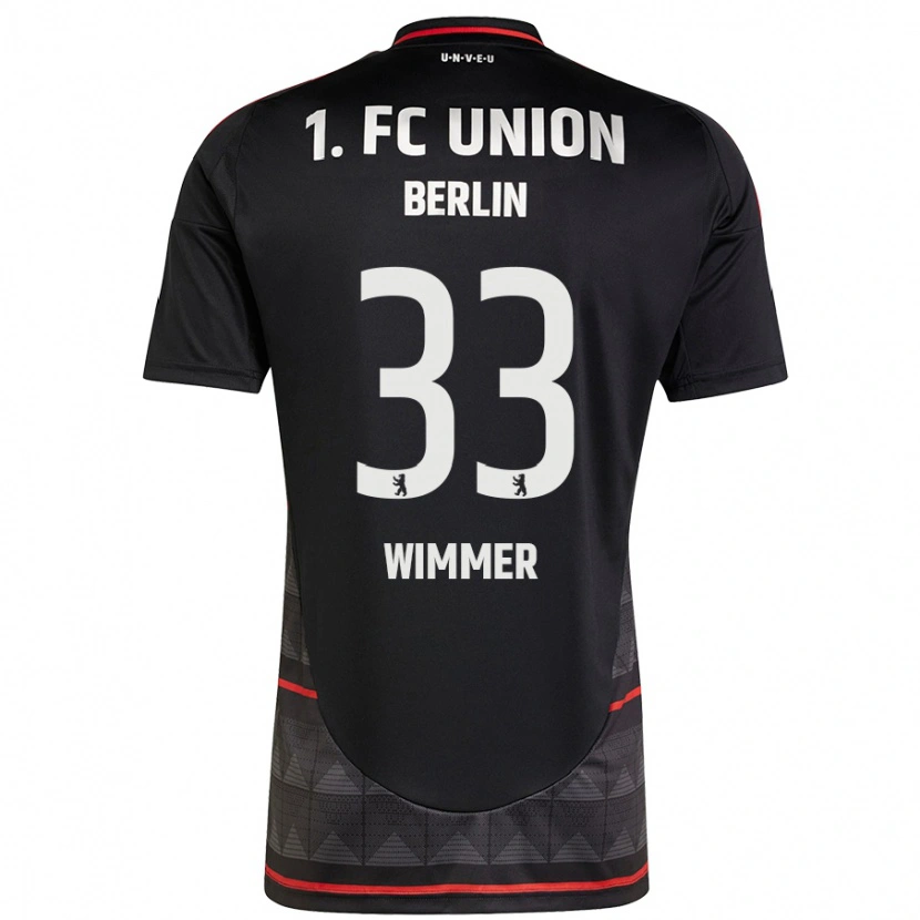 DanxenメンズPauline Wimmer#33黒アウェイシャツ2024/25ジャージーユニフォーム