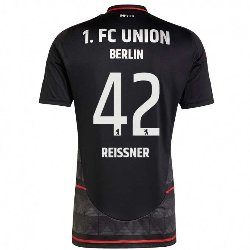 DanxenメンズNaika Reissner#42黒アウェイシャツ2024/25ジャージーユニフォーム